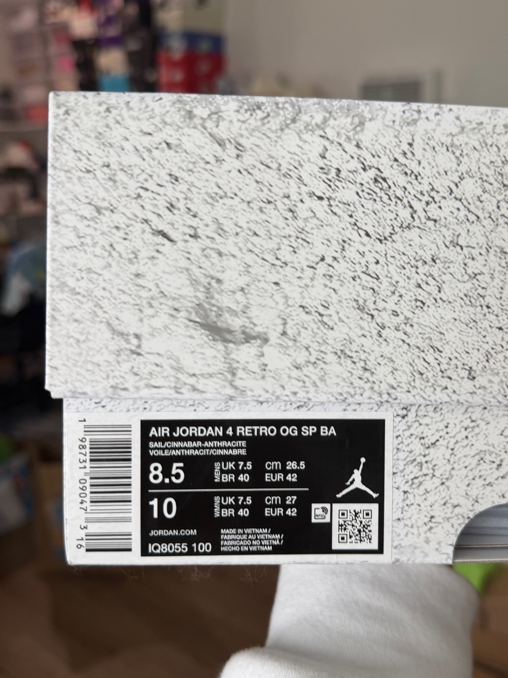Jordan 4 x Nigel Sylvester brick after brick
Brand new - Picture 3 of 3